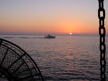 Ritorno dalla giornata di pesca...